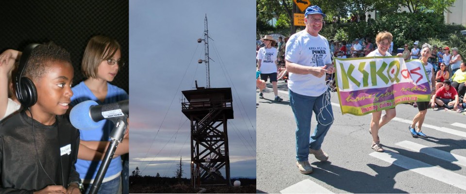 Collage of KSKQ Community Radio pictures