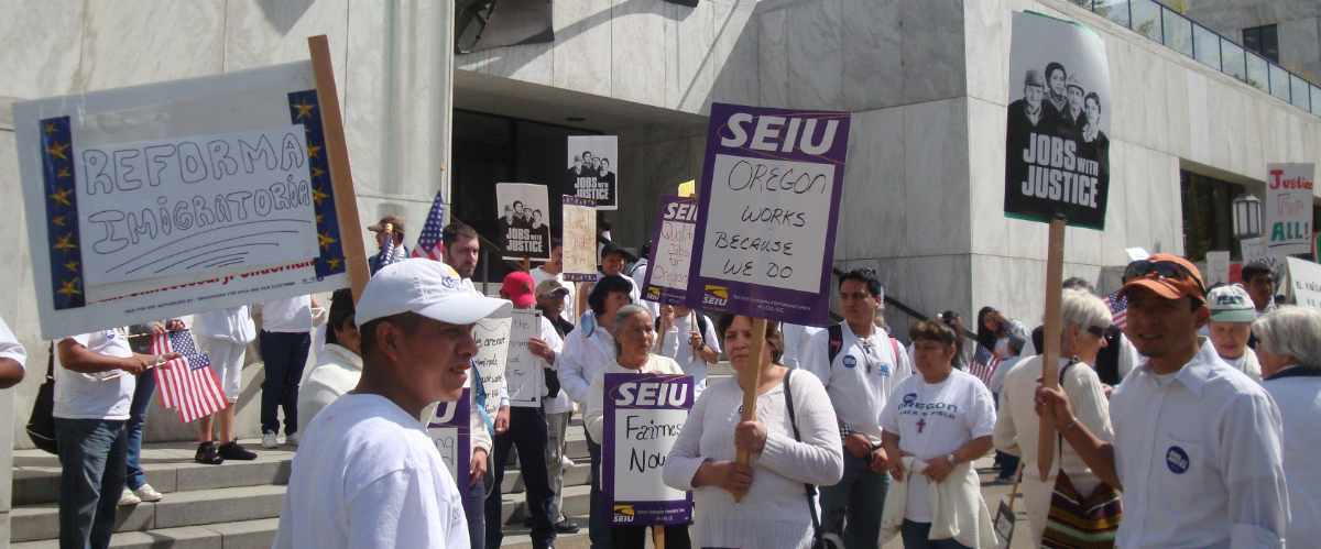 A Group of Activists Protesting