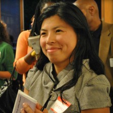 Shizuko Hashimoto smiles at the camera